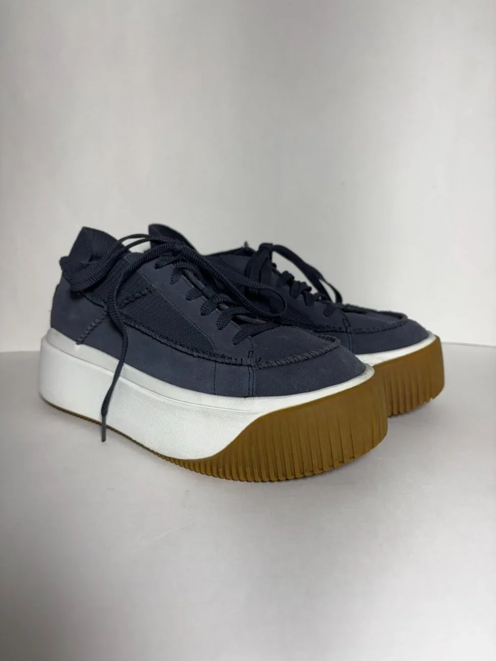 Ugg EZ Duzzit Platform Sneaker – Blue – Size 8.5 - Picture 2 of 16